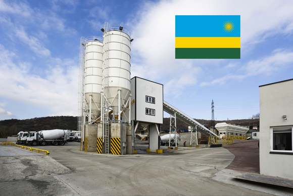 Planta de hormigón de Camelway ingresa en Ruanda, África