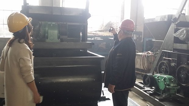 Clientes rusos visitaron el mezclador de hormigón de doble eje JS de Camelway