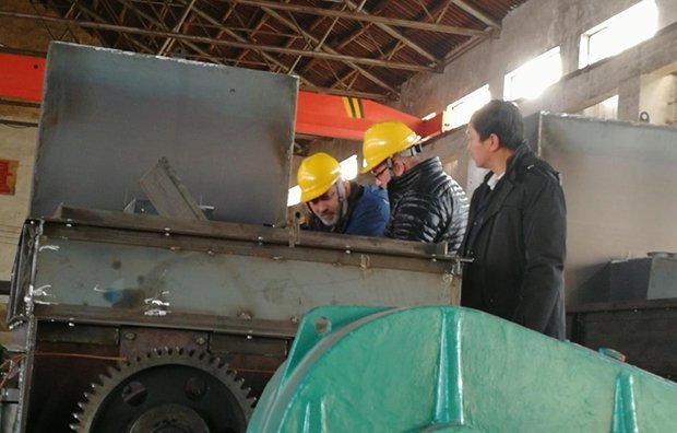 Los clientes polacos visitaron la planta mezcladora de suelo estable de Camelway