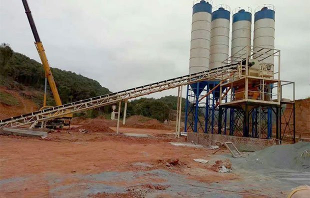 Planta de hormigón de Camelway para la construcción de la Zona Económica Especial de Boten en Laos2